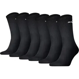 Puma Tennissocken 6er Pack Schwarz 39-42