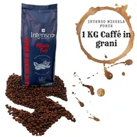 1 Kg Caffè in Grani Chicchi Intenso FORTE italienischer Espresso Kaffee Bohnen