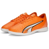 Puma Herren Play IT Fussballschuh, Ultra Orange White-Blue Glimmer, 45