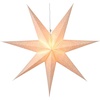 STAR Trading, Papierstern Sensy Star" in Creme - Ø 70 cm