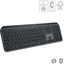 Logitech MX Keys S Graphite - Kabellose Tastatur, US-Layout (Qwerty)