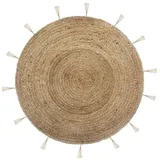 Atmosphera - Teppich Cosy'ness Aus Jute Und Lurex D 80 Cm Créateur D'Intérieur