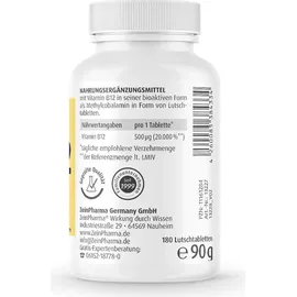 ZeinPharma Methyl B12 500 μg Lutschtabletten 180 St.