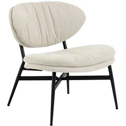 Ebuy24 Burma Sessel Lounge-Sessel Stoff beige.
