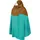 Normani Regenponchos Damen Braun S/M