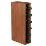 Proregal Modulares Weinregal Vincellar Mod HxBxT 60 x 12 x 30 cm Schmal Modul Für 6 Flaschen Massives Kiefernholz Braun Geölt