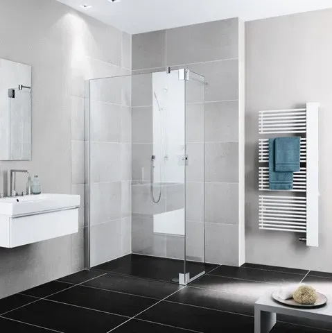 Kermi Walk-In Pasa XP T1L 0750x1850, silber mattglanz, ESG Opaco, PXT1L075181UK PXT1L075181UK