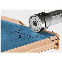 Festool Bündigfräser HW/KLS D22/8-OFK 22 mm