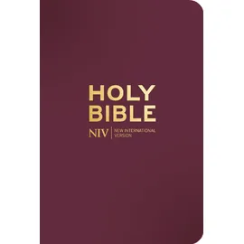 Hodder & Stoughton NIV Pocket Mulberry Bible with Zip