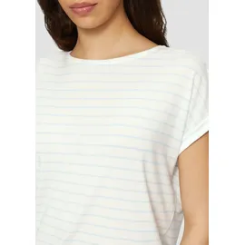 QS T-Shirt Blau/Weiß S