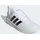 adidas COURTWAVE SCHUH - Cloud White / Core Black / Silver Metallic - 39 1/3