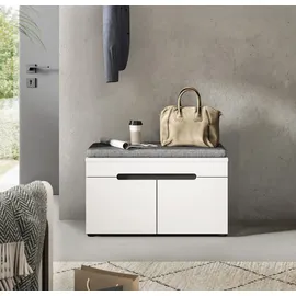 Home Affaire Schuhbank 80 x 45 x 37 cm grau / basalt grau