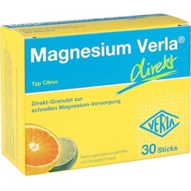 Verla Magnesium Verla direkt Citrus Granulat 30 St.