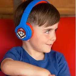 OTL Technologies SM0694 Kopfhörer & Headset Kabellos Kopfband Gaming Bluetooth Blau, Rot