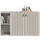 Möbel Boss Station 106 x 63 x 37 cm braun / braun