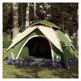 vidaXL Kuppel-Campingzelt 4 Personen Grün