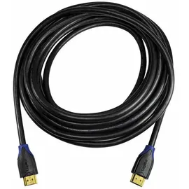 Logilink HDMI Anschlusskabel HDMI-A Stecker HDMI-A Stecker 10 m Schwarz/Blau
