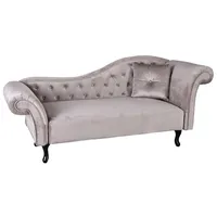 Samt Recamiere Vintage Sofa Samtsofa Luxus Liege Ottomane Daybed Chaiselongue