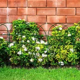 Floordirekt Gartenzaun Ziergeflecht Grün 40 x 10 m - Grün