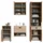byLIVING Spiegelschrank Wellness 60 x 61 x 28 cm Beige/Braun