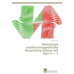 Anisotrope antiferromagnetische Heisenberg-Ketten mit Spin S = 1