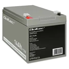 Qoltec AGM Batterie 14Ah 12V