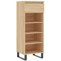 VidaXL Schuhschrank Sonoma-Eiche 40x36x105 cm Holzwerkstoff,