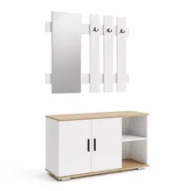 VCM Gados XL Diele 132x90x33 cm Weiß