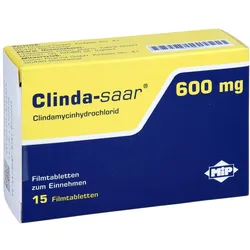 Clinda-saar 600 mg Filmtabletten 15 St