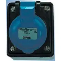 Gifas Electric 241628.E 101547 CEE Wandsteckdose 16A 2polig 1St.