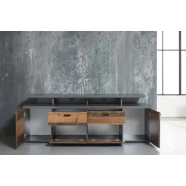 trendteam Mood TV-Lowboard 180 cm old wood matera 2 St.