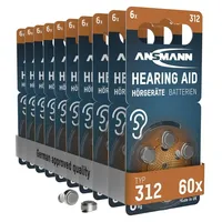 Ansmann Hörgerätebatterie 312 PR41 60 St. 1506-0029