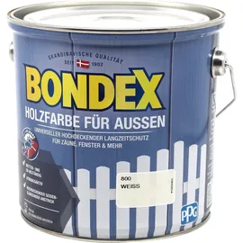 Bondex Holzfarbe Weiß 7,5 l