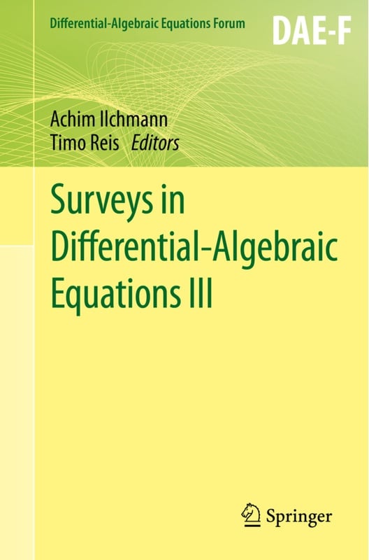 Differential-Algebraic Equations Forum / Surveys In Differential-Algebraic Equations Iii, Kartoniert (TB)