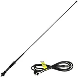 Alca alca® universal Fiberglas Antenne, 80cm schwarz