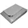 ECD Germany Abdeckplane mit Ösen 2x3m 6m2 260g/m2 aus Polyethylen Schimmelresistent Wasserdicht - Grau