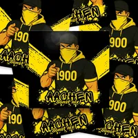 100x Aachen Sticker/Aufkleber 'Sonst nix!'/ Kaiserstadt/Fußball Fanartikel/PVC/ 10,5x10,5 cm/wetterfest