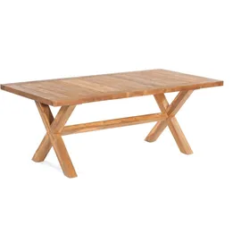 SonnenPartner Stanford Gartentisch 200 x 100 x 76 cm Teakholz