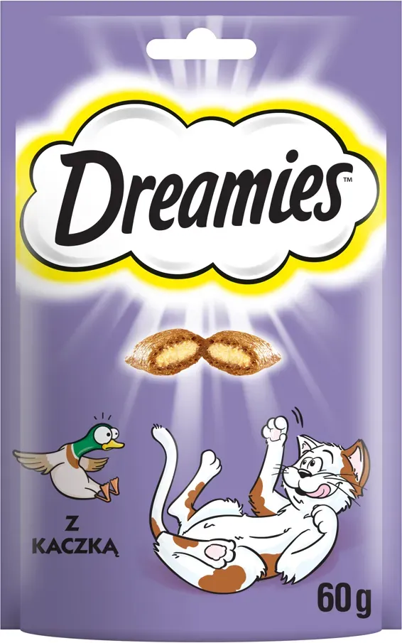 DREAMIES 60g - eine Delikatesse für eine Katze mit einem leckeren Käse (Rabatt für Stammkunden 3%)