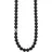 Bruno Banani Edelstahlkette Schmuck Geschenk Lavasteinkette schwarz