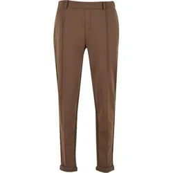 Urban Classics  Hosen Pantalon  Cropped Interlock  in Braun, EU 3XL