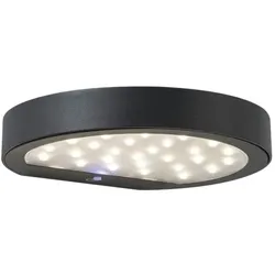 ROSSINI ILLUMINAZIONE Nap Solar Anthrazit LED-Wandleuchte 2,2 W batteriebetrieben IP54