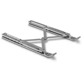 Hama Laptop-Stand Aluminium 6-stufig neigbar faltbar bis 40cm (15,6 Zoll) Silb.