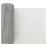 vidaXL Drahtgeflecht 20 x 1000 cm 18 Mesh Edelstahl 304 Silber