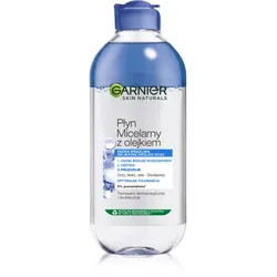 Garnier Skin Naturals Pflegendes Mizellenwasser für sehr sensible Augen mit Kontaktlinsen 400 ml