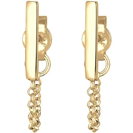 Elli Ohrhänger Geo gold 925 Sterling Silber onesize