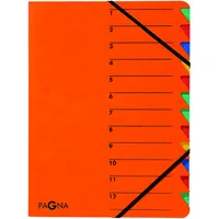 Pagna Ordnungsmappe 12 Fächer, orange