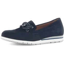 Slipper »FLORENZ«, Keilabsatz, Schlupfschuh, Komfortschuh, Schuhweite G (=weit), Gr. 40, dunkelblau, , 75181737-40