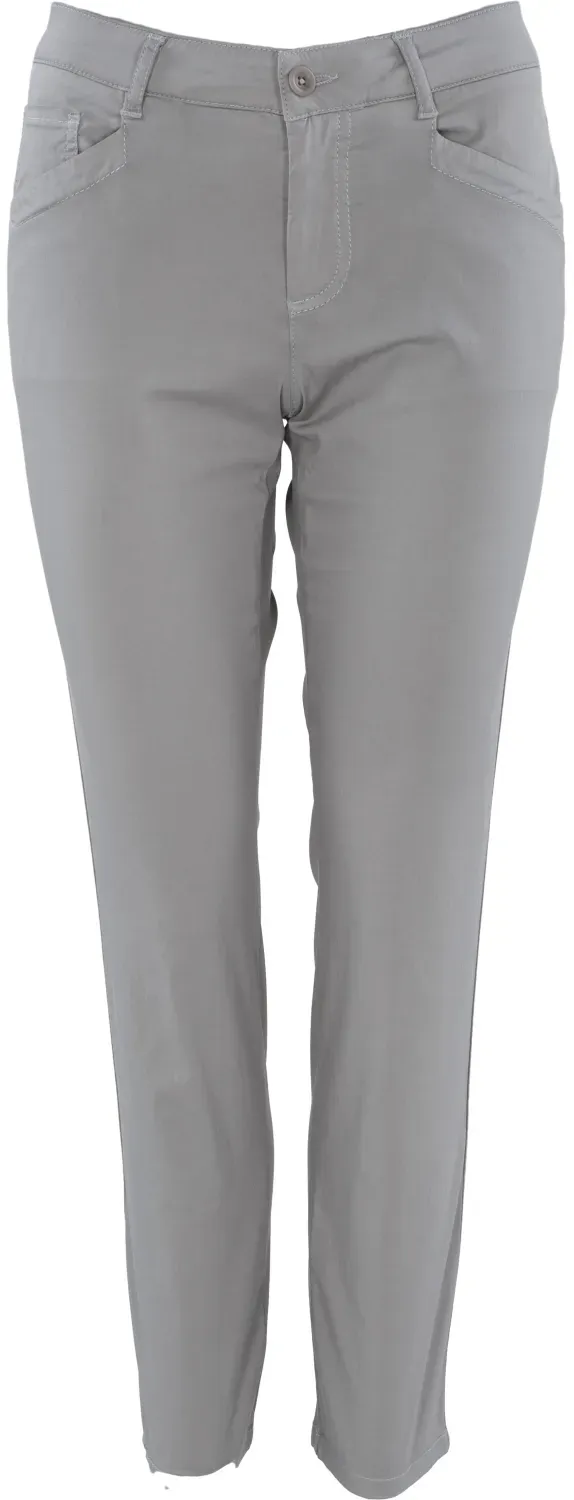 Alberto Hose Jana-CR Light Cotton, hellgrau