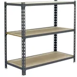 simonclick Regal 100 x 90 x 40 cm Grau